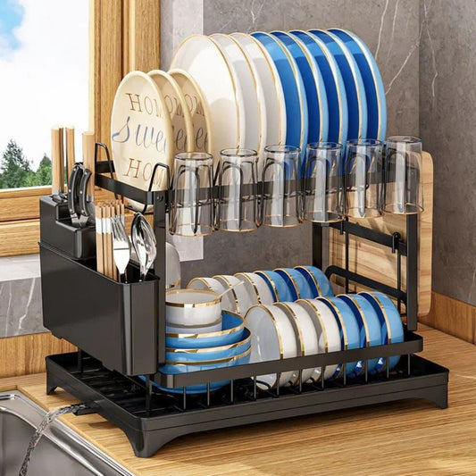 2Layer Stainless Steel Dish Drainer/ Dishrack
